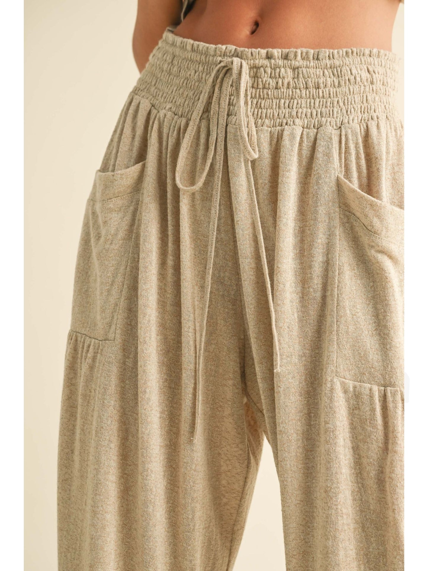 Sara Smock Waist With Pocket Pants