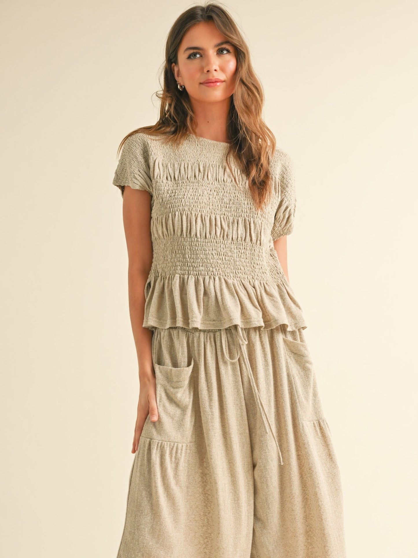 Sara Smock Detail Top