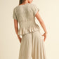 Sara Smock Detail Top
