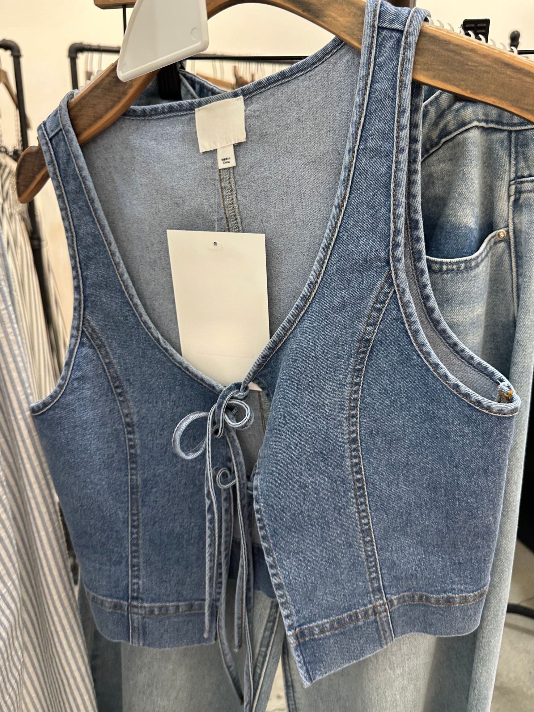Native One Lainey Denim Top – The Native One
