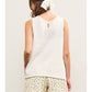Crew Neck Sweater Sleeveless Top