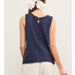 Crew Neck Sweater Sleeveless Top