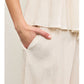 Elastic Waist Wide Leg Pants