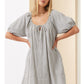 Austin Striped Puff Sleeve Dress