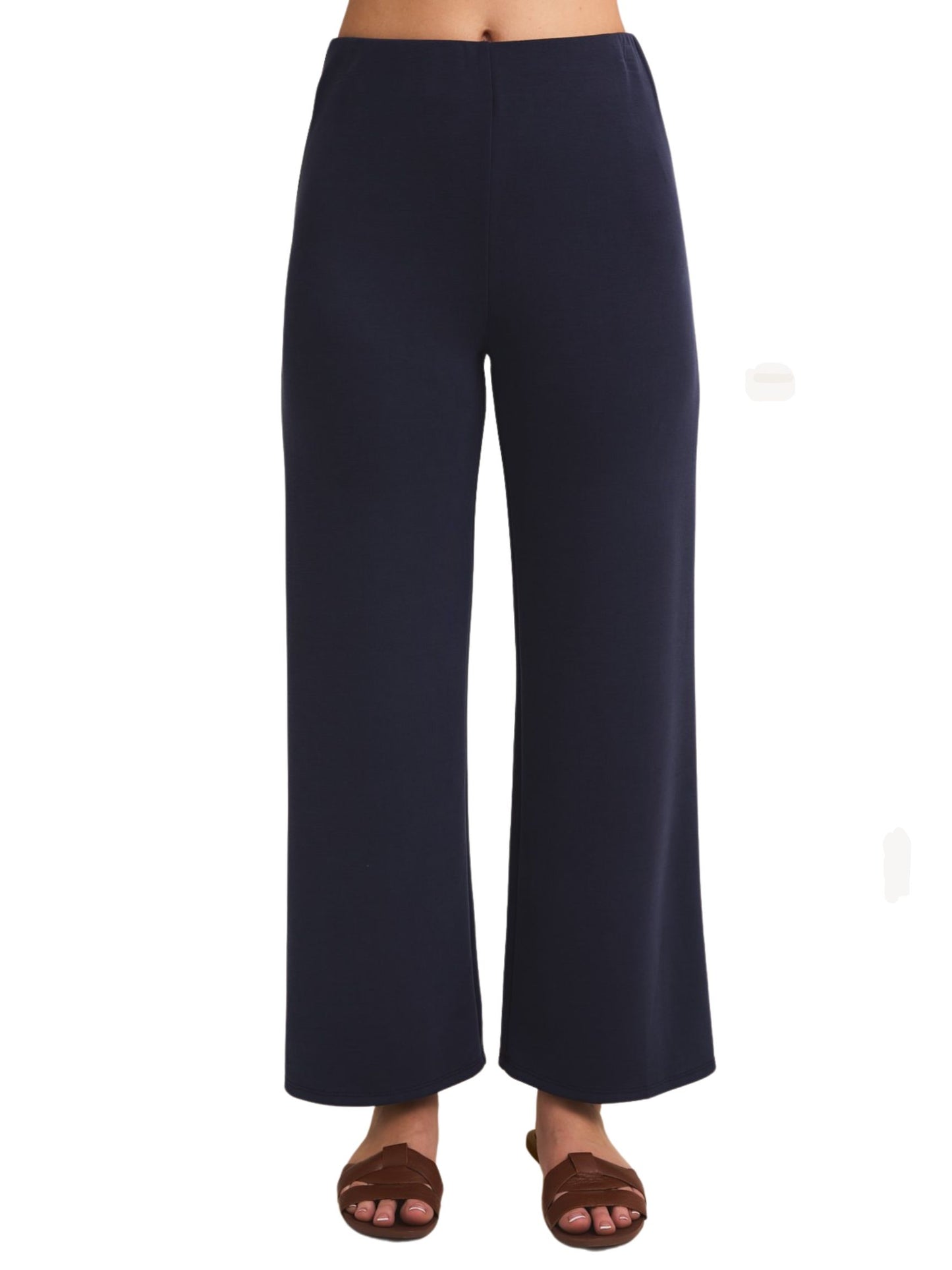 Navy Wide Leg Bottom