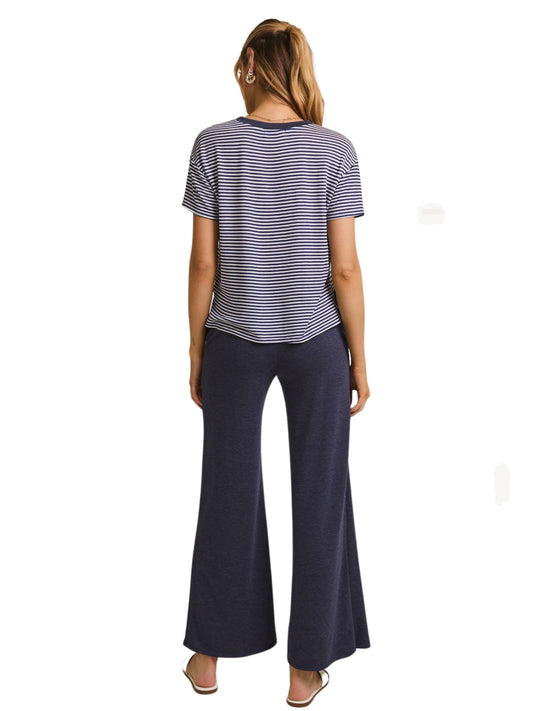 Ultra Cozy Navy Stripe Tee
