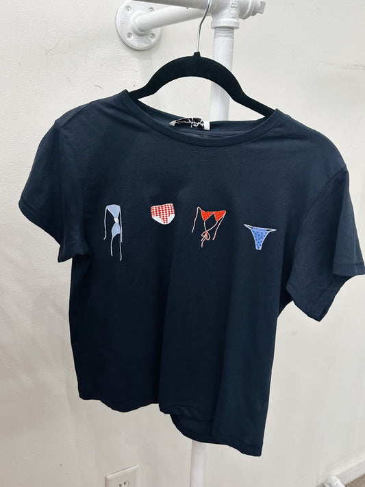 Bikini Graphic Baby Tee