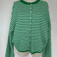 Piper Cardigan - Green Stripe