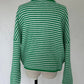 Piper Cardigan - Green Stripe