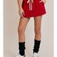 Elastic Waist Drawstring Skort