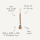 Silicone Pacifier Clip - Faux Wood
