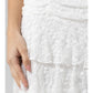 Lettie Shirred Lace Mini Skirt