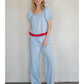 Pippa Linen Ruffle Pants