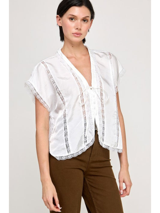 Shine Lace Top