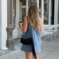 Side Pocket Sleeveless Denim Dress