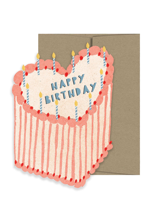 Heart Cake Cut Card