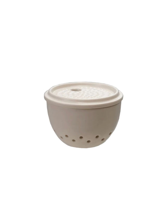 Stoneware Garlic/Ginger Grater/Storage