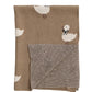 Cotton Knit Baby Blanket w/ Ducklings