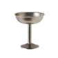Stainless Steel Footed Coupe Glass/Dish, Brushed Pewter Finish