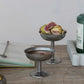 Stainless Steel Footed Coupe Glass/Dish, Brushed Pewter Finish