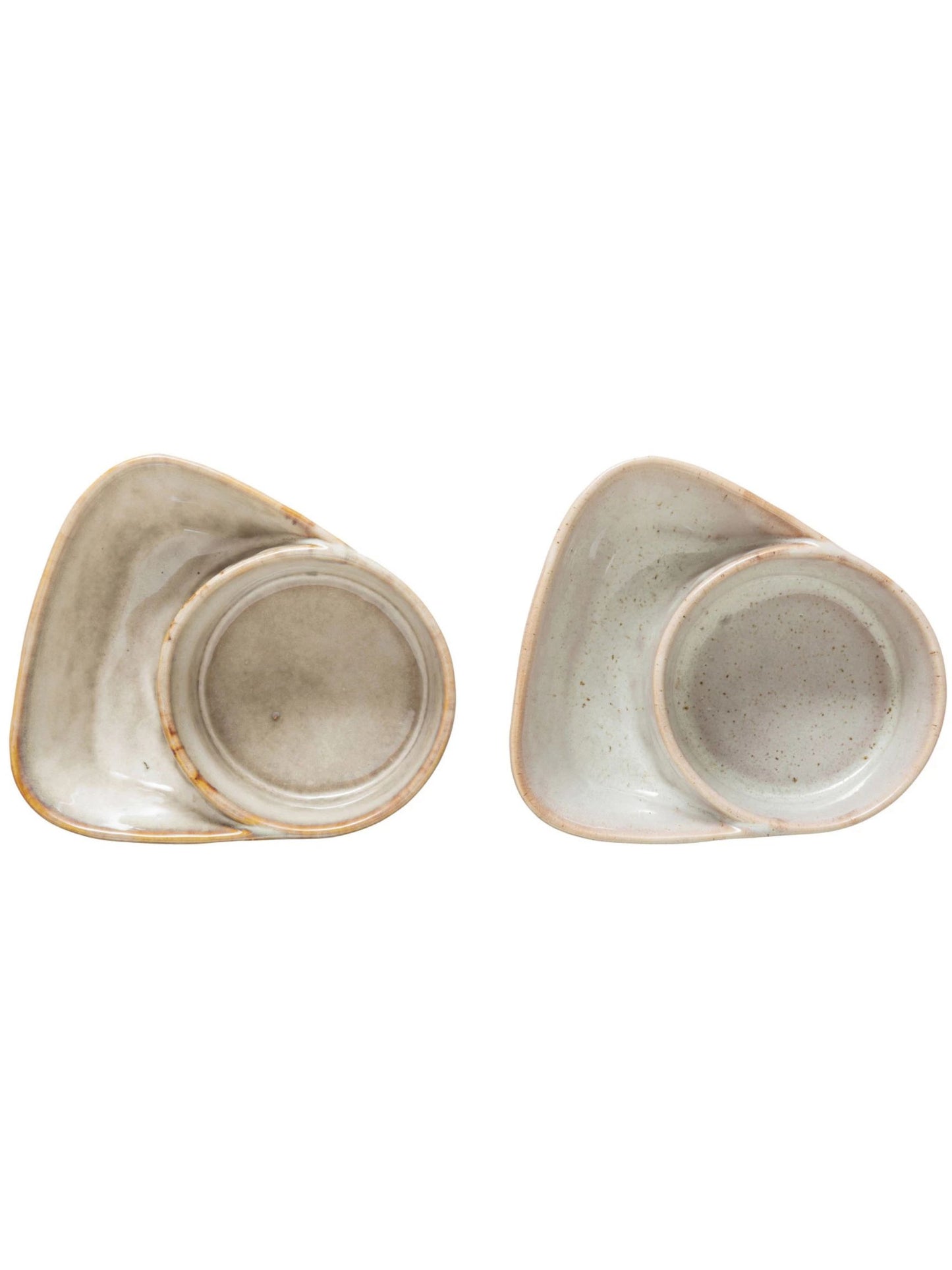 Stoneware Cracker and Soup Bowl