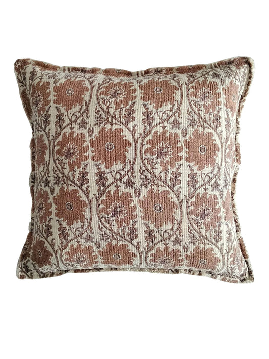 Quince Botanical Print Pillow - PICK UP ONLY