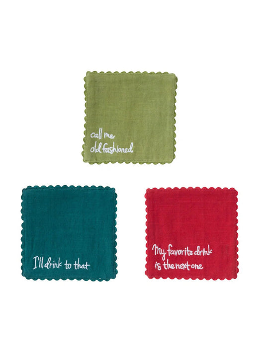 Holiday Spirit Cocktail Napkin