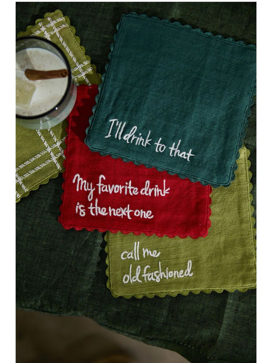 Holiday Spirit Cocktail Napkin
