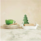 Stoneware Cracker Dish with Deer Heads