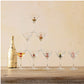 4 oz. Martini Glass with Hand-Blown Holiday Figure