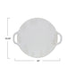 Debossed Stoneware Tray/Platter w/ Trees & Handles (PICK UP ONLY)