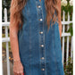 Clara Denim Button Down Dress