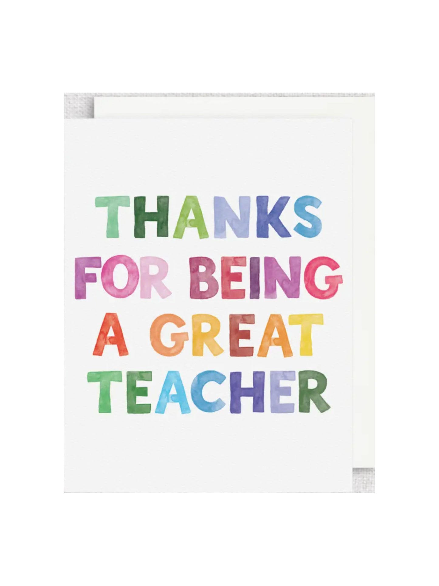 Great Teacher Card