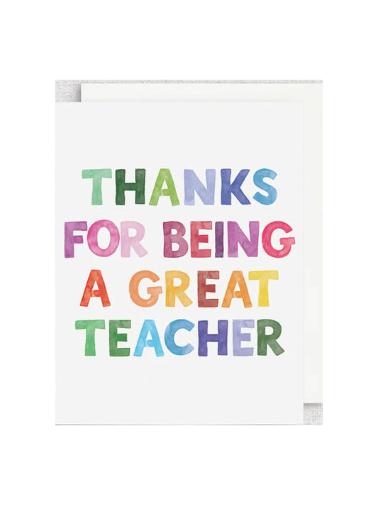Great Teacher Card