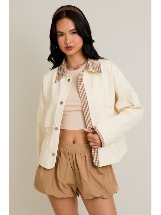 Johanna Gingham Jacket