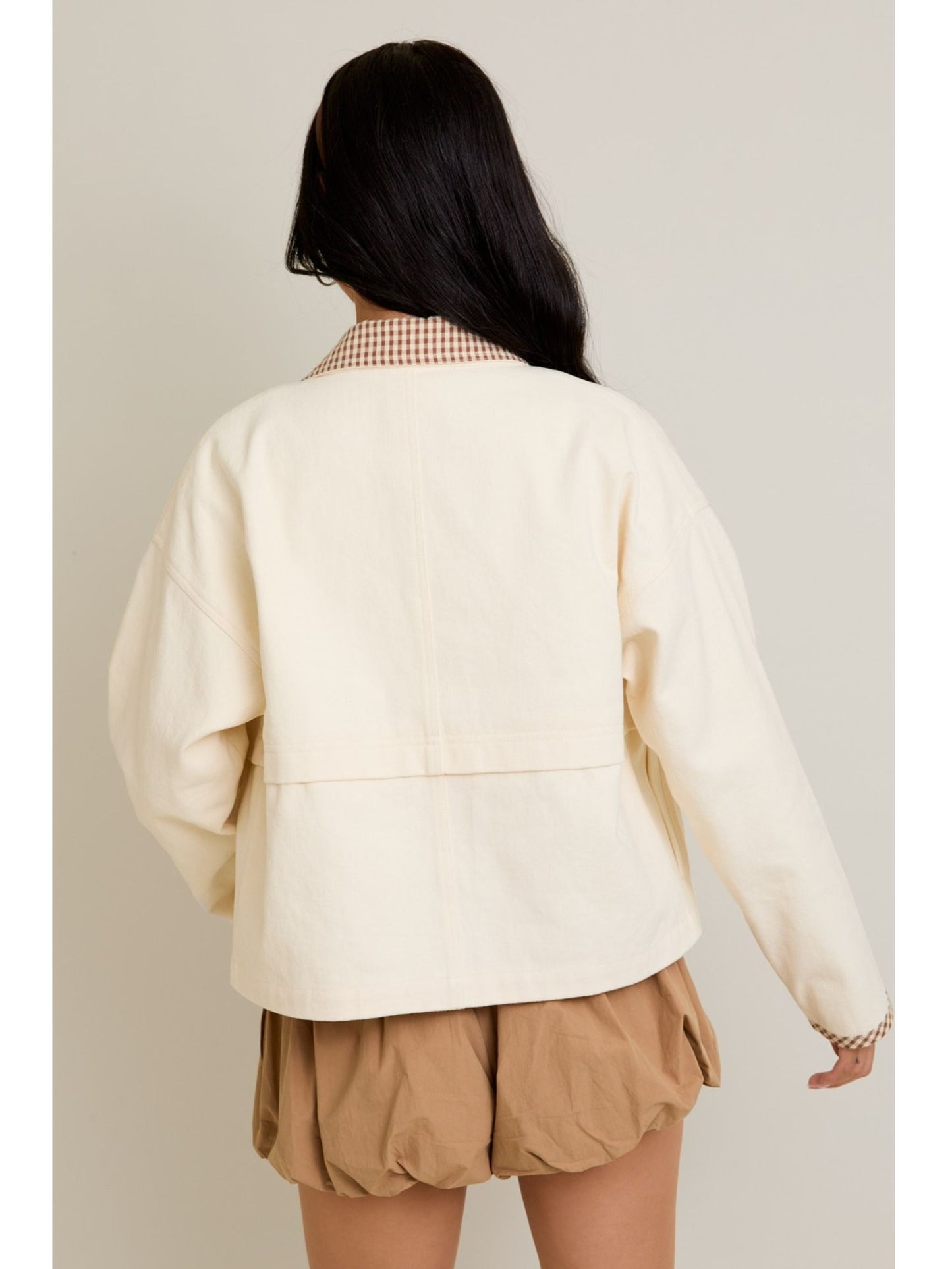 Johanna Gingham Jacket