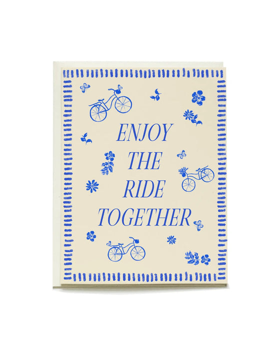 Bike Ride Wedding Card