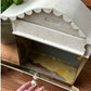 Vintage White Scalloped Edge Mailbox - Pick Up Only
