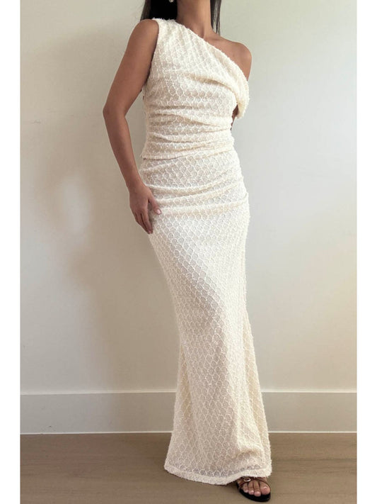 Textured Maxi Skirt