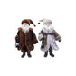 Faux Fur Fabric & Resin Santa w/ Lantern