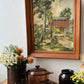 Vintage Farmscape Oil Painting - Pick up only