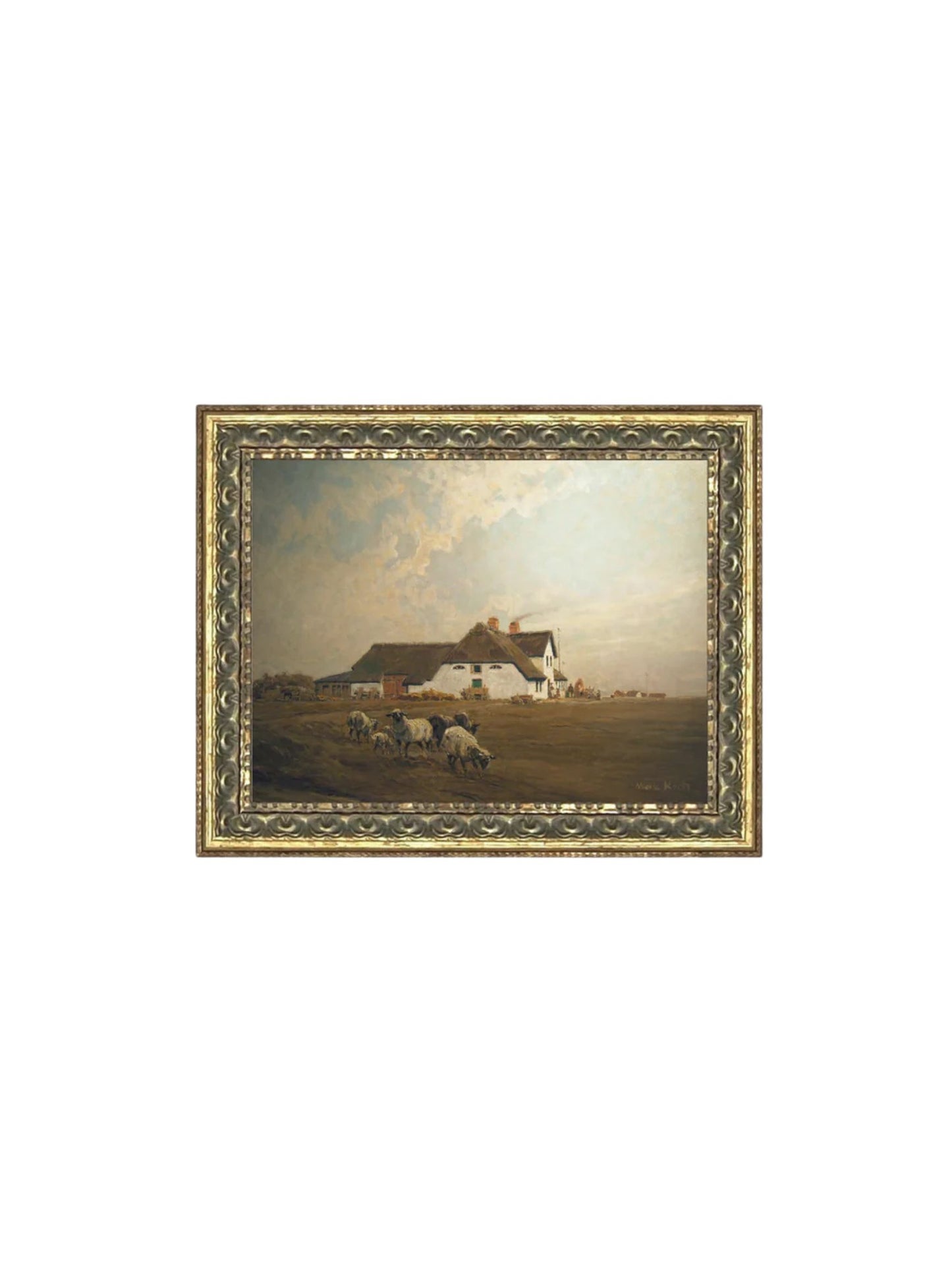Farmhouse East Frisia Framed Picture