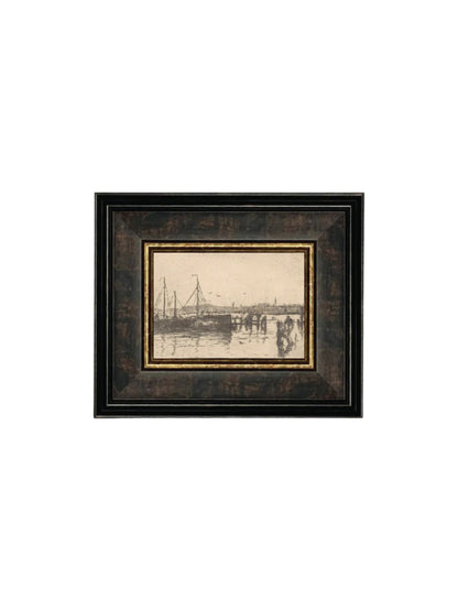 The Barges Framed Picture