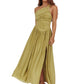 One Shoulder Bodice Maxi Dress