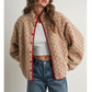 High Pile Fleece Puffer Jacket