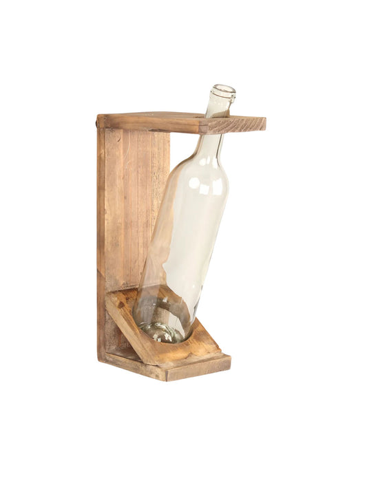 Wall Mounted Bottle Flower Holder