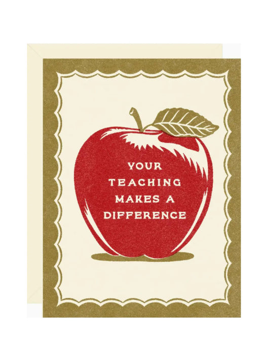 Teacher Card