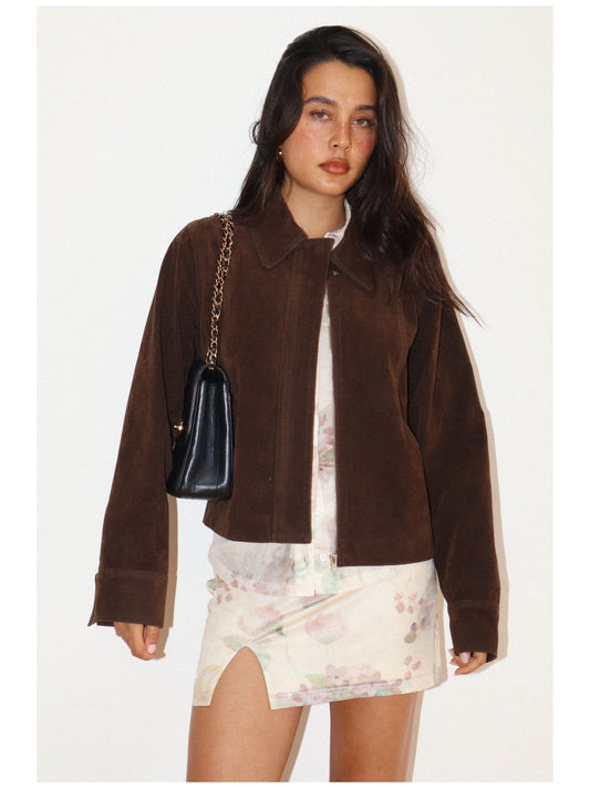 The Emma Brown Suede Jacket