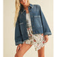 Blanket Stitch Denim Jacket