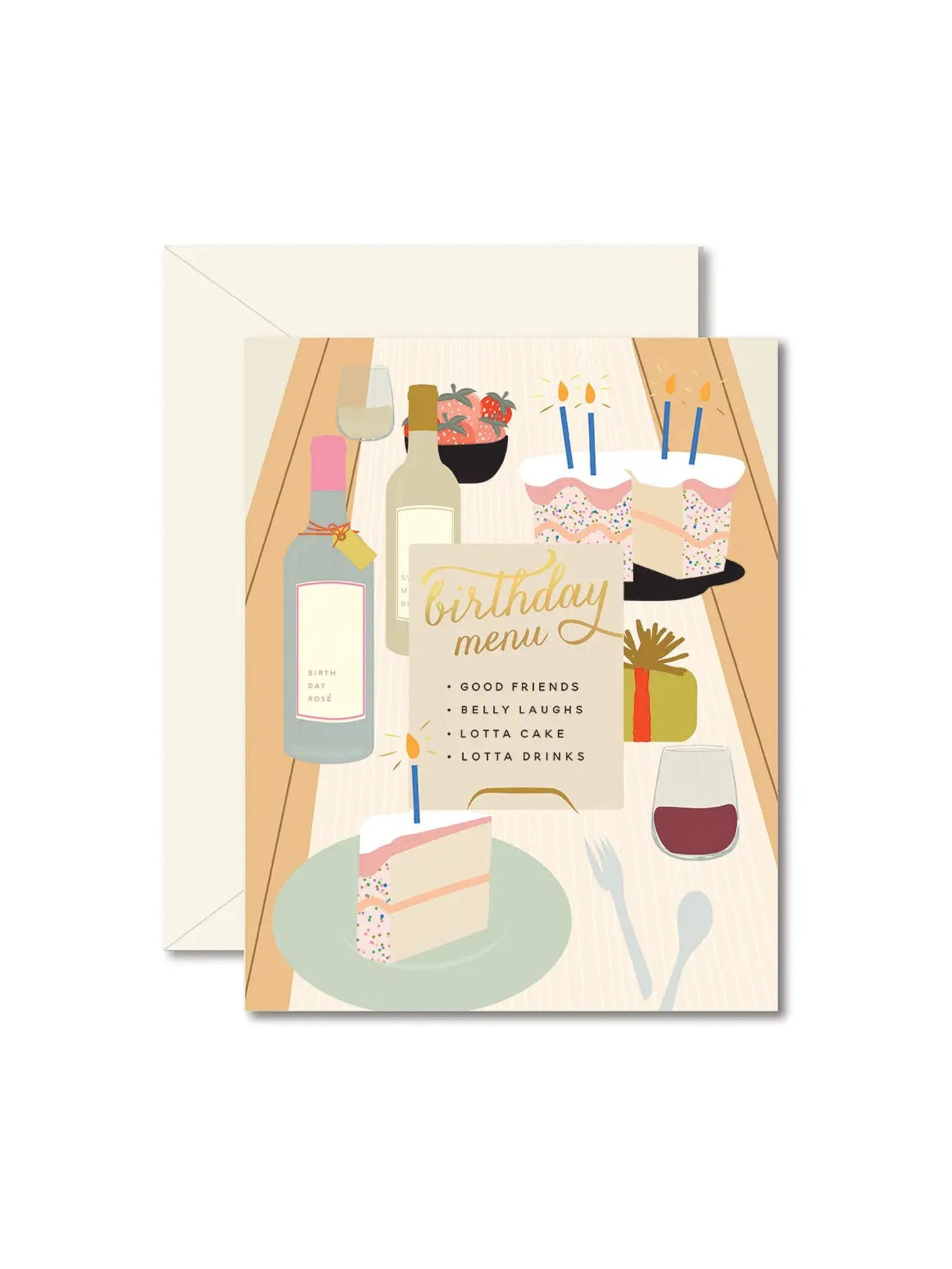 Birthday Tablescape Greeting Card